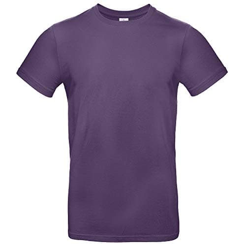 Image of B&C Men's #E190 Tee, Radiant Purple, XL. TU03T