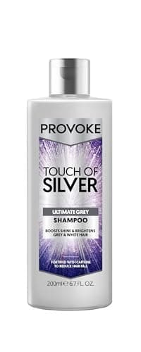 Image of Provoke Touch of Silver Shampoo 200ml | For silver, white and grey hair | Infused with Caffeine, Niacinamide and Provitamin B5