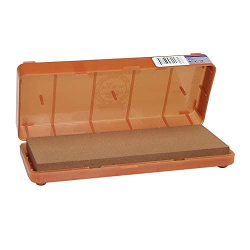 Image of Norton Knife Sharpener Oil Stone with Medium Grit, India Stone Sharpening Stone, Tool and Knife Sharpener Benchstone