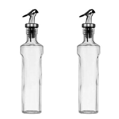 Image of lakeland Store and Pour Oil and Vinegar Drizzler Set Sealable for easy storage 350ml