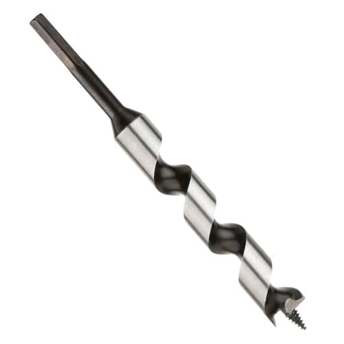 Image of 6 mm x 235 mm Wood Auger Drill Bit, Boring Bit, Spur Point Dowel Drill, Hole Cutter With Hex Shank, Twisted Flute, Self-Centering Threaded Tip, and Cutting Lip, Tool for Deep and Wide Holes (1 pcs)