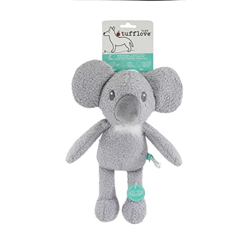 Image of Tufflove Luxury Plush Koala Toy for Dogs, Medium, Tough Dog Toy, For Medium to Large Dogs and Puppies, Grey