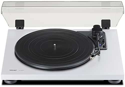 Image of TEAC TN-180BT-W 3-Speed Analog Turntable with Phono EQ and Bluetooth - White