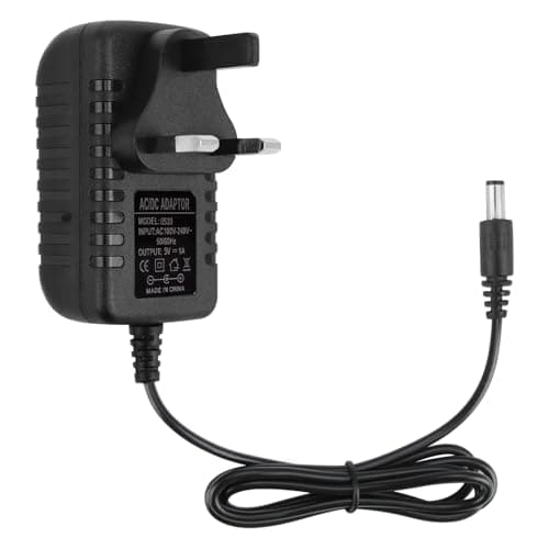 Image of 5V 1A Power Supply, AC Adapter 100-240V 50 60Hz to DC 5V Universal 5 Volt Power Adapter Charger Plug 5.5mm X 2.1mm Power Source for Speakers Router Security Cameras LED Strips Lights CCTV