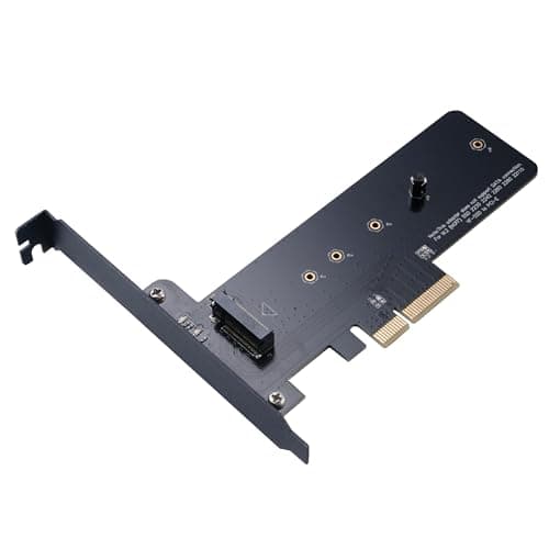 Image of Akasa M.2 SSD to PCIe Adapter Card | For M.2 PCIe M Key SSD, Support 2230, 2242, 2260, 2280 and 22110 size | Supports Low Profile Case | Fits in PCIe 3.0 x4, x8, and x16 Slots Black | AK-PCCM2P-01