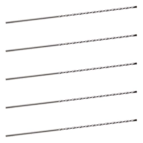 Image of 6mm x 400mm TCT Tipped Masonry Drill Bits (Pack Of 5) For Concrete Brick Porcelain Ceramic Tile Plastic Wood