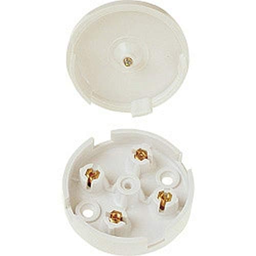 Image of Dencon 5A 4 Terminal Junction Box with Selective Entries (One Size) (White)