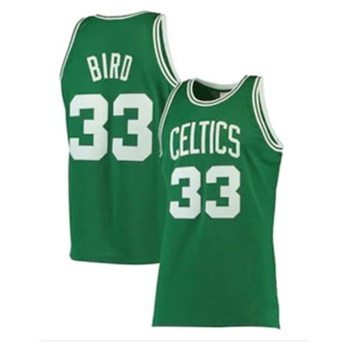 Image of CLZWFZ Adult 0#7#33#77#Basketball Jersey Unisex Sleeveless Basketball Tank Top Sports Lining T-Shirt Tank Top,33# Green,XXL