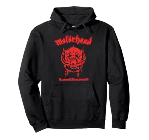 Image of Motörhead No Sleep Til Hammersmith Warpig Pullover Hoodie