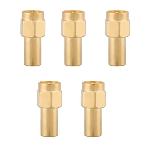 Image of OEBUAFI Set of 5 SMA Male RF Coaxial Terminators 50 Ohm 2W for Instruments, Wireless Communication System