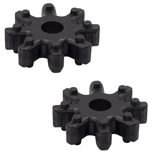 Image of KANDUJIMU 2PCS Flexible Steering Coupling Steering Column Motor, Flexible Steering Coupler Compatible with Hyundai Sonata Elantra Santa Fe Azera Veloster Kia Soul Optima Forte, Replace 563152K000FFF