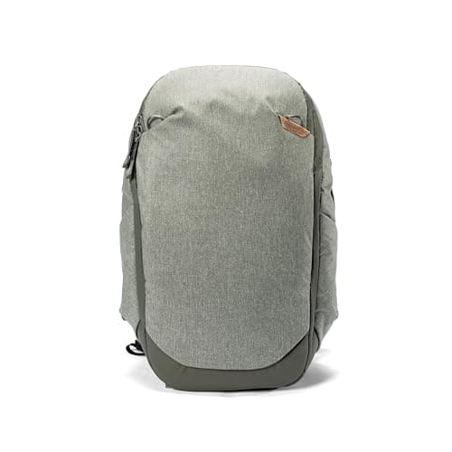 Image of Peak Design Travel Backpack 30L, Sage, Expandable 27-33L Design, Rear & Top Access, Weatherproof Shell, Laptop Sleeve, Ideal for Travel, Everyday or Camera Carry, Versatile Backpack for Men and Women
