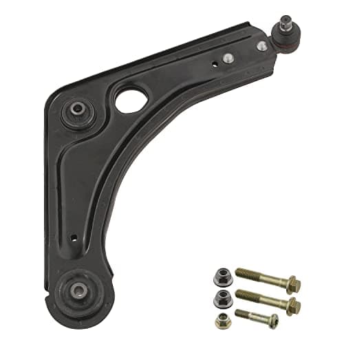 Image of febi bilstein 33116 Control Arm with additional parts, bush and joint, pack of one