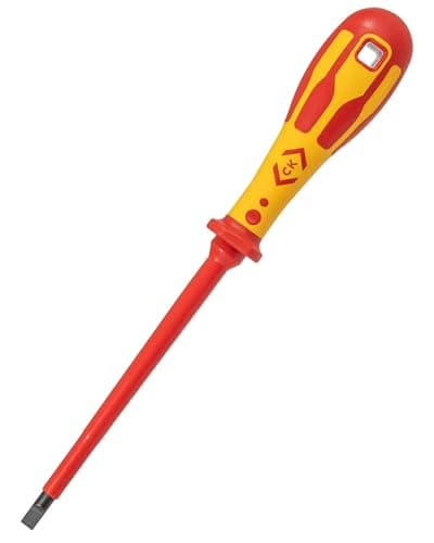 Image of C.K 49144 Dextro VDE Slotted Screwdriver 6.5mm x 150mm