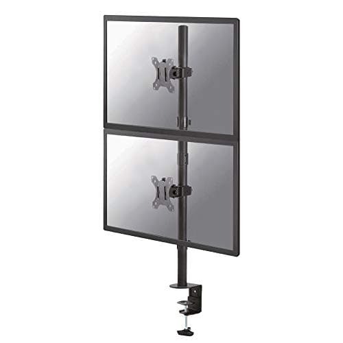 Image of Newstar FPMA-D550DVBLACK Flat Screen Desk Mount Clamp 10-32 Inches Black
