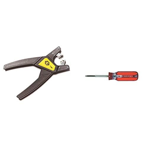 Image of C.K T1260 Automatic Cable & Wire Stripper, Green|Yellow|Brown|Grey & CK Re-Threading Tool M3.5x0.6