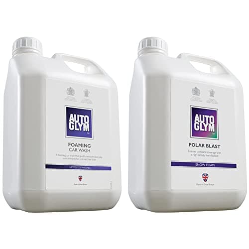 Image of Autoglym Foaming Car Wash, 2.5 Litres - High Foaming Shampoo, Car Cleaning Shampoo For All Bodyworks, Streak Free Finish & Polar Blast, 2.5L - Thick Snow Foam Pre-Wash pH Neutral Car Cleaner