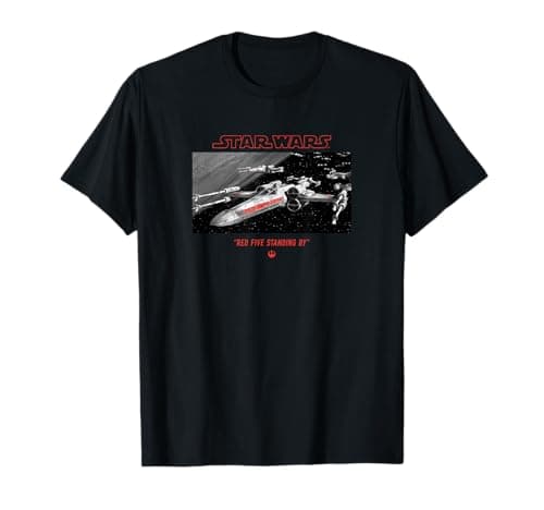 Image of Star Wars X-Wing Fighter Red Five Standing By Screenshot T-Shirt