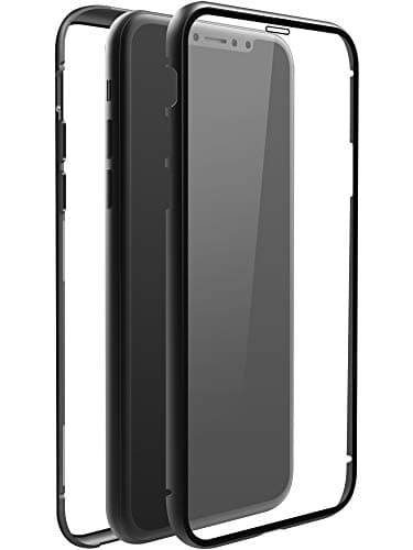 Image of Black Rock 360° Glass Protective Case for Apple iPhone Xs Max, Perfect Protection, Slim Design, Plastic, 360 Degree Cover Black