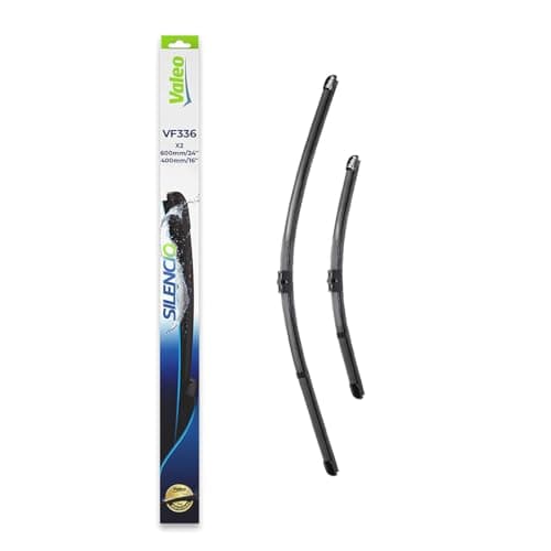 Image of VALEO Silencio Wiper - VF336 - Kit of High Performance, Superior Road Visibility, Easy Installation Original Flat Blades 600mm/400mm - Front - Set of 2 Wiper Blades - 574399