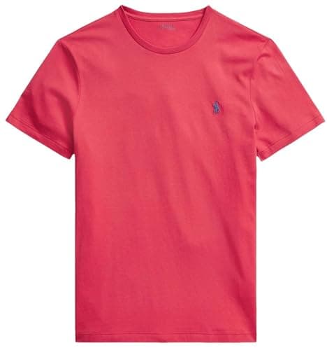 Image of POLO RALPH LAUREN Men's Jersey Cotton Crew Neck T-Shirt, Rl Crimson Red, Large