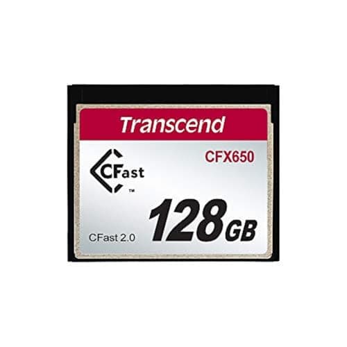 Image of Transcend 128GB CFast 2.0 Memory Card CFX650 SATA III 6Gb/s,Up to 510/370 MB/s,MLC NAND Flash ,designed for Professional Cinematography in High-Resolution,Full HD and 4K Video Recording- TS128GCFX650