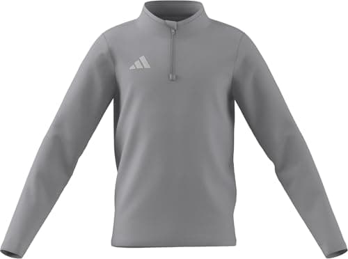 Image of adidas Unisex Kids Entrada26 Training Top Kids, team light grey/white, 13-14 Years