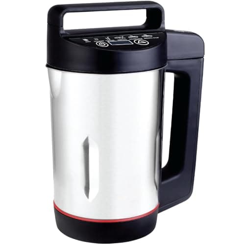 Image of Elex® Soup Maker | Usage-1000W | 1.6L Capacity | Ideal for Smooth & Chunky Soup | Led Indicator Lights | Overfill and Overspill Sensors, Stainless Steel, 1000 W