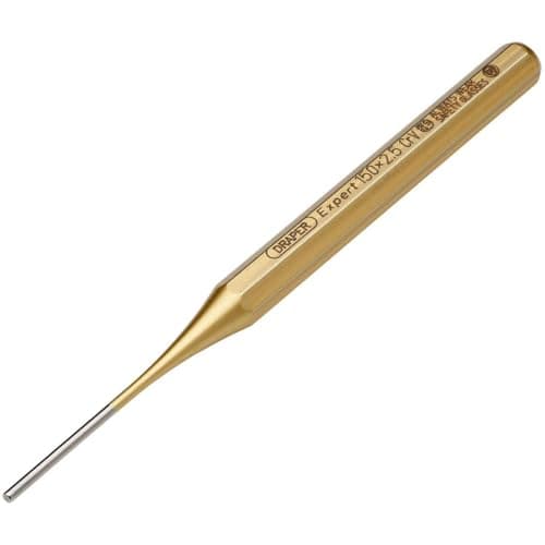 Image of Draper 51653 119 Expert Octagonal Parallel Pin Punch, 2.5mm x 150mm , Blue