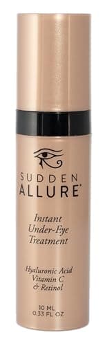 Image of SuddenAllure Sudden Allure Instant Eye Treatment Serum - Removes Bags, Dark Circles & Wrinkles & Firms Sagging Eye Skin - Instantly Firms & Tightens - Reduces