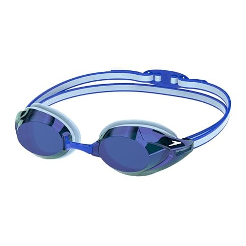 Image of Speedo Unisex-Adult Vanquisher 3.0 Mirrored Goggles | Swim | Enhanced Vision, Hawaiian Sky, One Size