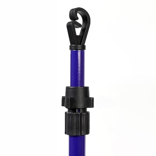 Image of SASONS® 1 X HEAVY DUTY TELESCOPIC CLOTHESLINE SUPPORT POLE WASHING LINE ADJUSTABLE PROP HOME GARDEN CLOTHING LINE LAUNDRY SUPPORT EXTENDABLE 2.5m/8.20Ft (1 Prop)