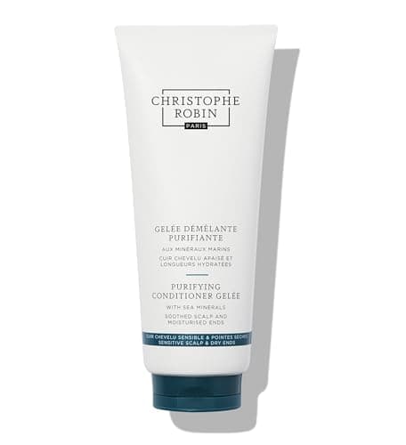 Image of Christophe Robin Purifying Conditioner Gelée with Sea Minerals 200ml– Lightweight Hydrating Detangler with Sea Minerals, Guar Bean & Brassica Oil - Ideal for Dry, Damaged Hair