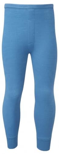 Image of ZRWASKA® Mens Thermal Trousers Leggings Tights, Thermal Wool Long Johns Men Thermal Pants Comfortable Underlayer Winter Warmers for Men Bottoms Base Layer Blue, Size Medium