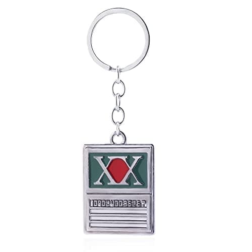 Image of 1PC Full-time hunter anime Shakehead Hunter license keychain for fans (STYLE 1)