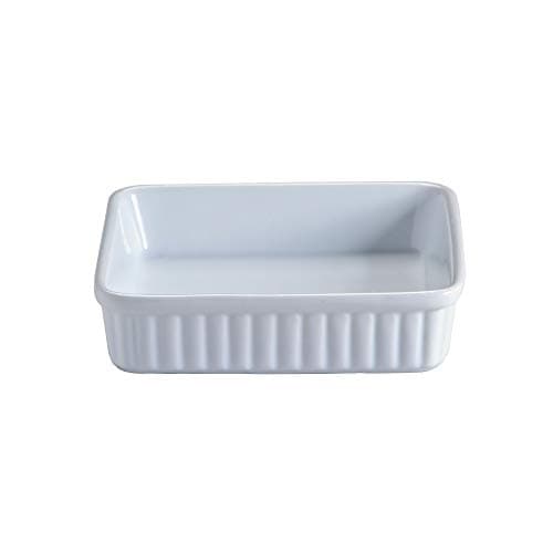 Image of Mason Cash 2001.542 Collection Fine Stoneware Square Roasting Baking and Serving Dish, Ceramic, White, 16 x 16 x 4.5 cm