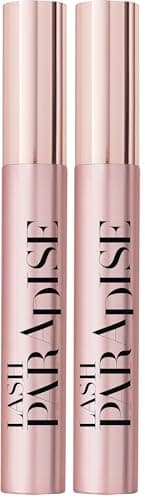 Image of L'Oréal Paris Intense Volume Mascara, Eyelash Lengthening for Sensitive Eyes, Gentle and Flake Free, With Castor Oil, Lash Paradise, Intense Black (Pack of 2)