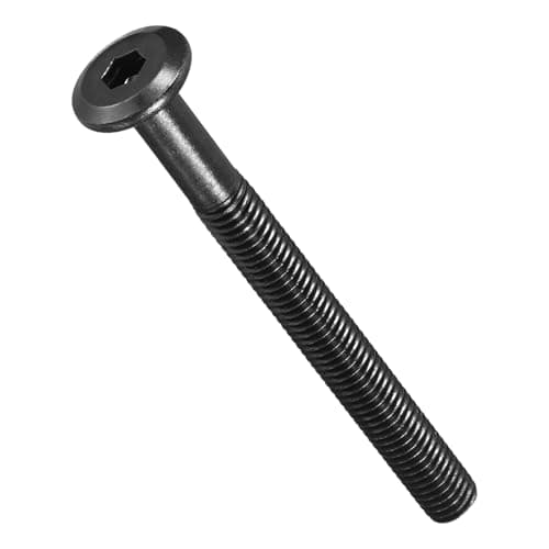 Image of METALLIXITY Flat Head Hex Socket Cap Screws Bolts(M6-1x70) 10Pcs, Steel Hex Socket Furniture Bolts Screws - for Furniture Woodworking Project, Black