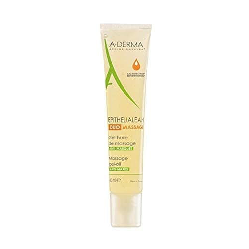 Image of A-Derma Epitheliale Ah Duo Massage Gel-Oil for Unscented Natural Skincare, 40ml