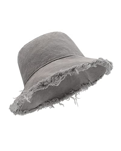 Image of Zylioo S/M Bucket Hats for Men and Women,UV Protection Reversible Sun Hat for Summer Outdoor Fishing Golf Grey