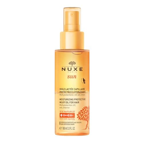 Image of Nuxe Sun Milky Oil for Hair 100ml, Dual-Phase Hair Protection Spray, Shields from UV, Salt & Chlorine, Hydrates & Adds Shine, Summer Hair Care Essential