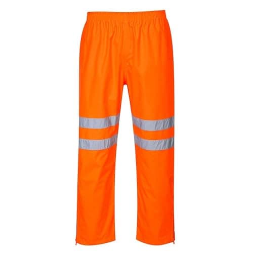 Image of Portwest Hi-Vis Breathable Trouser, Size: XL, Colour: Orange, RT61ORRXL