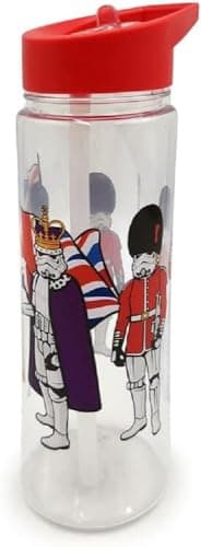 Image of Puckator BOT208 Shatterproof Plastic Reusable 550ml Water Bottle - The Original Stormtrooper London