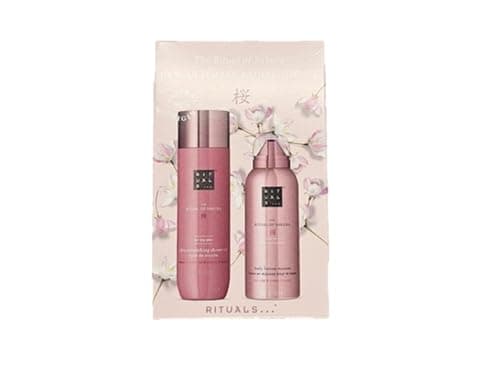Image of Rituals The Ritual of Sakura Ultimate Nourishment Kit with Shower Oil 75ml and Body Lotion Mousse 50ml, Beauty Gift Set