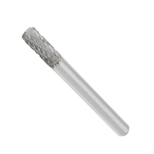 Image of VGOL 1Pc 6mm x 16mm x 60mm Carbide Die Grinder Bits 6mm Shank 16mm Tip Cylinder Shape Rotary Carbide Burr Tool for Wood Soft Metal Polishing Carving