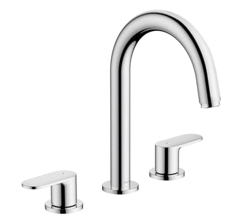 Image of hansgrohe Vernis Blend 3-hole basin mixer with pop-up waste set, chrome, 71553000