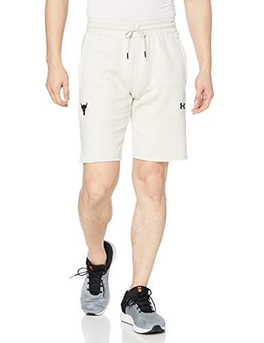 Image of Under Armour Mens Rock Fleece Short Pocket Breathable White M