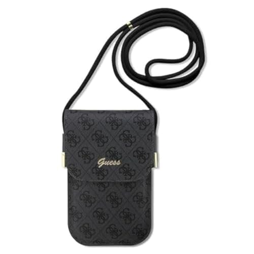 Image of GUESS Case GUOWBP4SNSK Black 4G Metal Script Logo