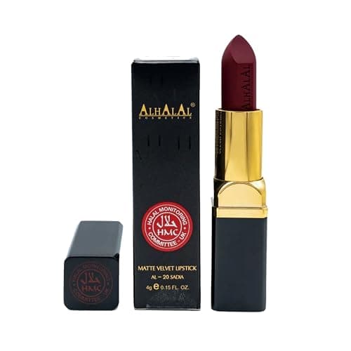 Image of Halal MATTE VELVET LIPSTICK Long Lasting up to 16h Vegan and Cruelty-Free (AL-20-SADIA)
