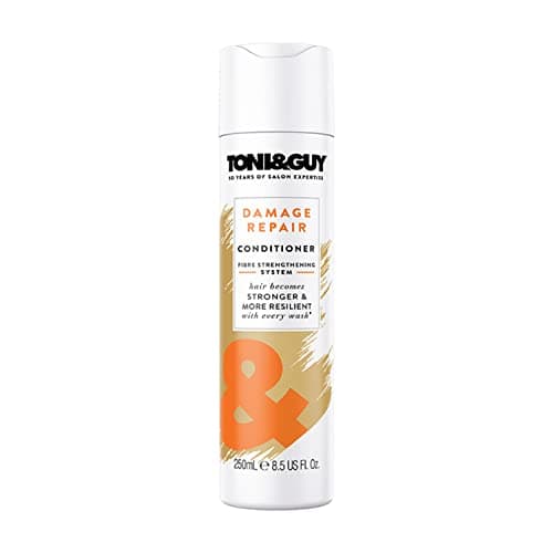 Image of Toni & Guy Professional Damage Repair Conditioner with Keratin Active Technology, Hair Repair Treatment For Dry and Damaged Hair, Patented Fibre Strengthening System for Stronger Hair, 250ml
